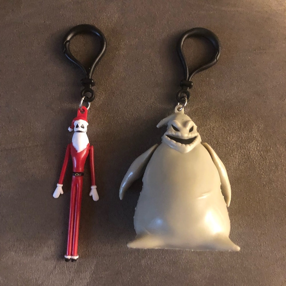 Nightmare before Christmas set of 2 keychains